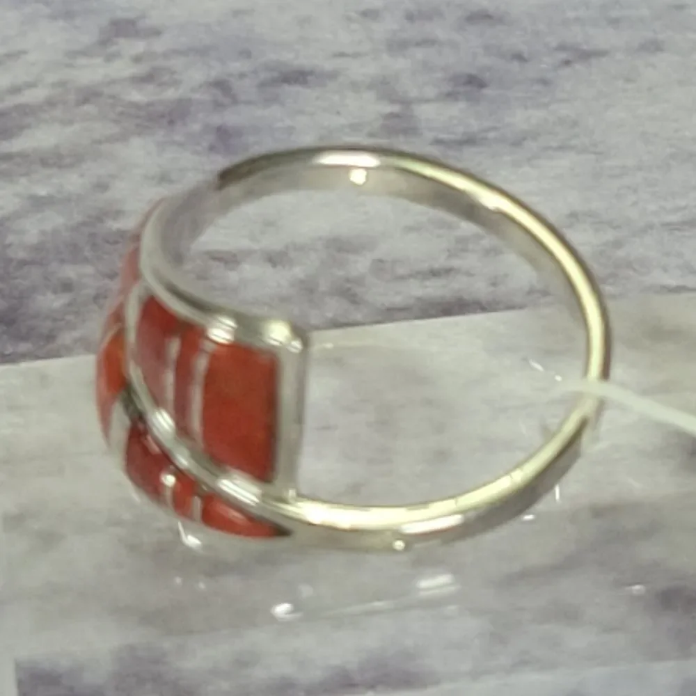 Santa Fe‎ Plum Coral Bypass Ring